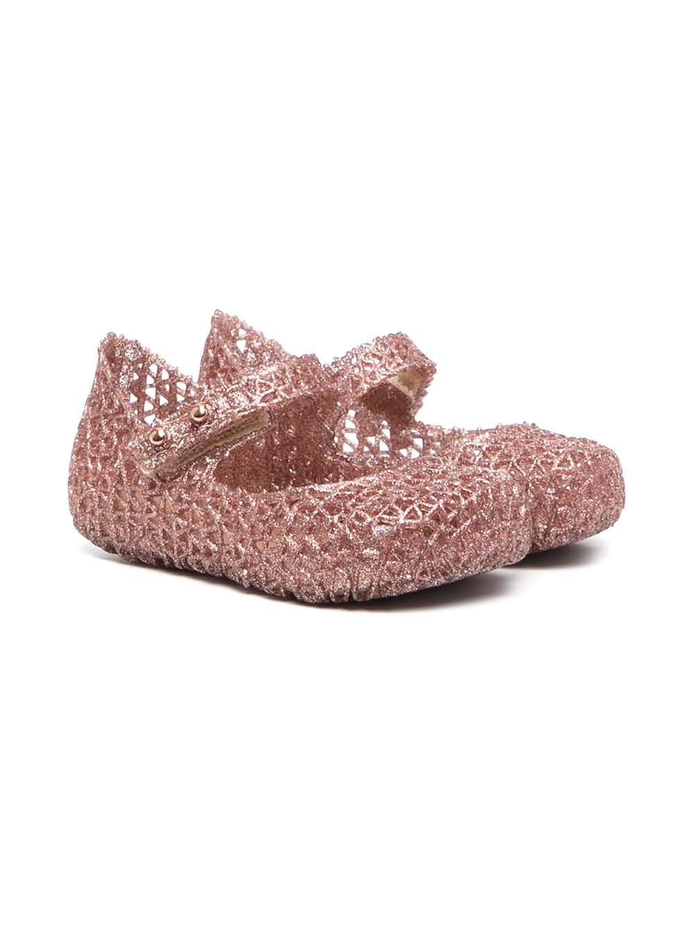 Mini Melissa Campana Papel 凉鞋 - 粉色