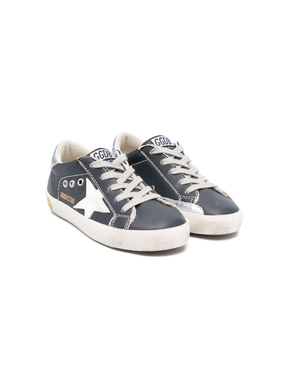 Golden Goose Kids Super Star 板鞋 - 蓝色