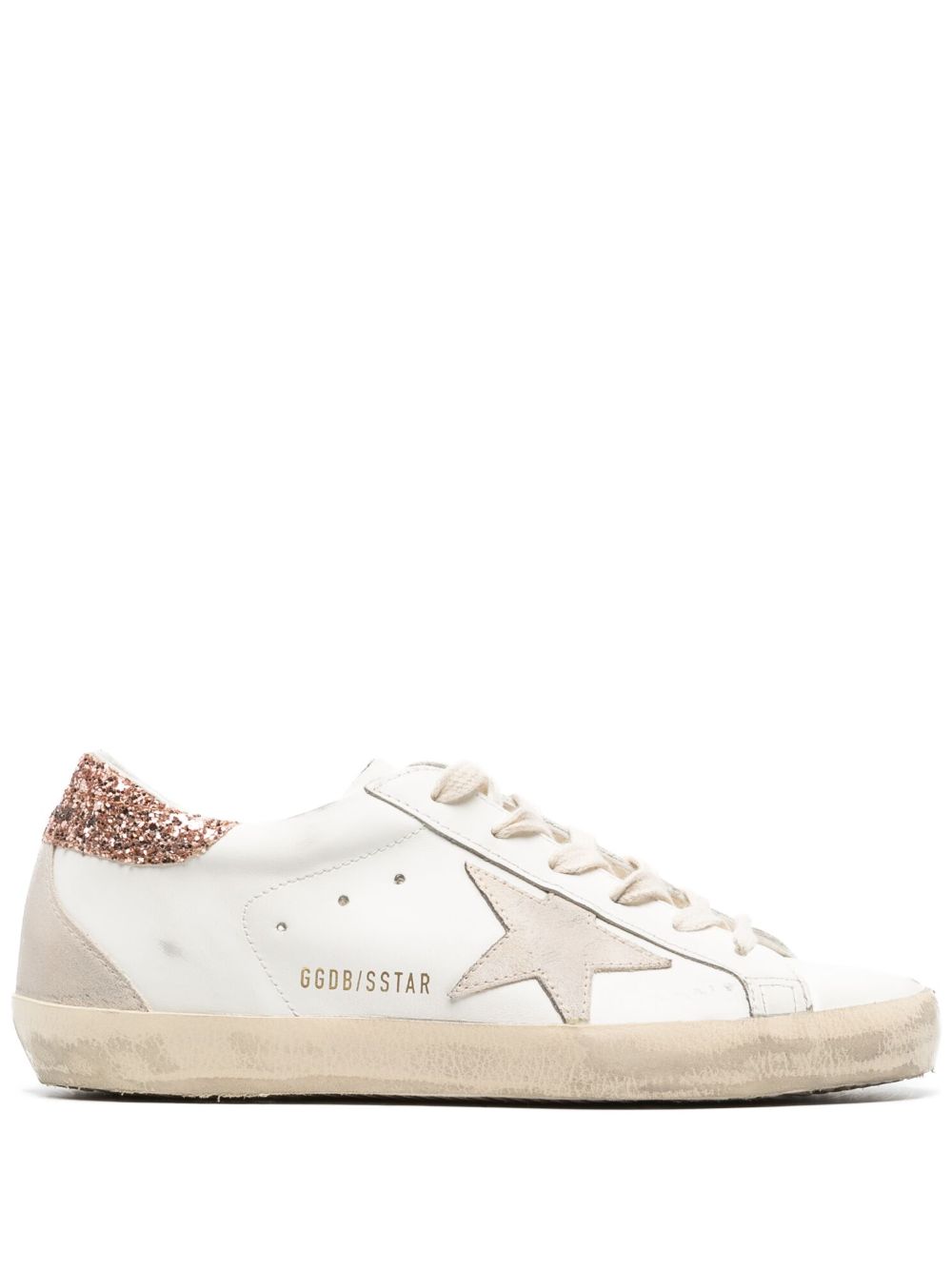 Golden Goose Super-Star 低帮皮质运动鞋 - 白色