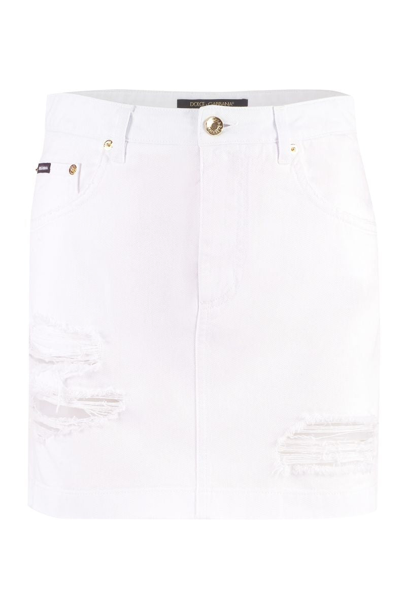 Dolce & Gabbana Denim Mini Skirt