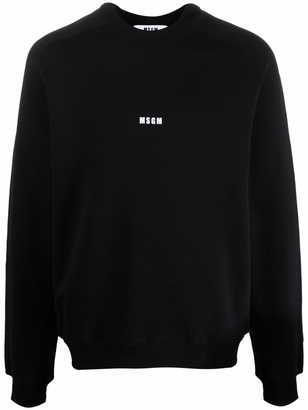 MSGM logo印花卫衣 - 黑色