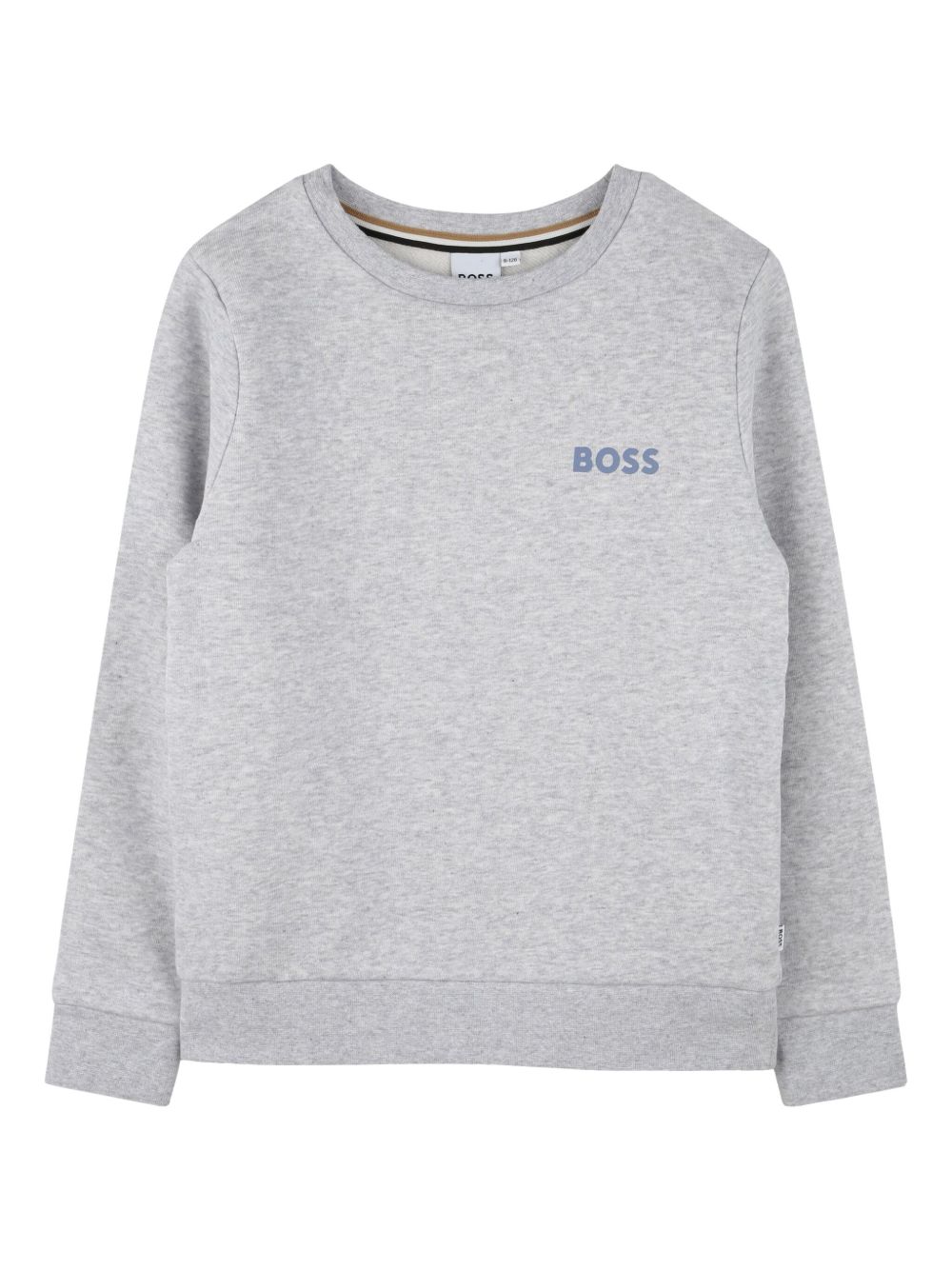 BOSS Kidswear logo印花卫衣 - 灰色
