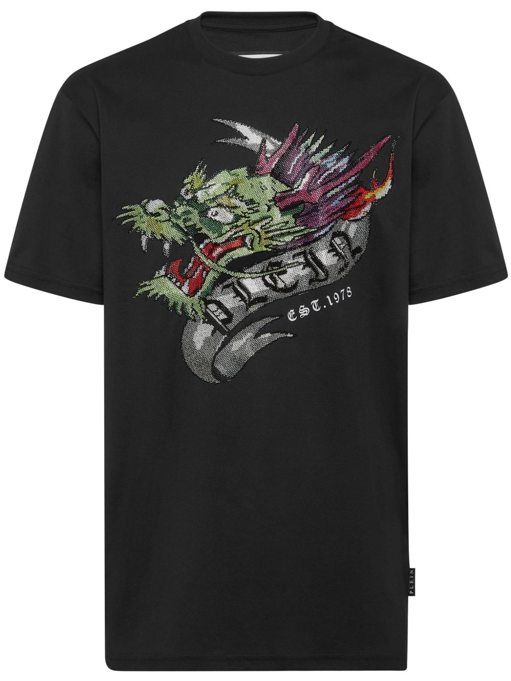 Philipp Plein SS Tattoo T恤 - 黑色