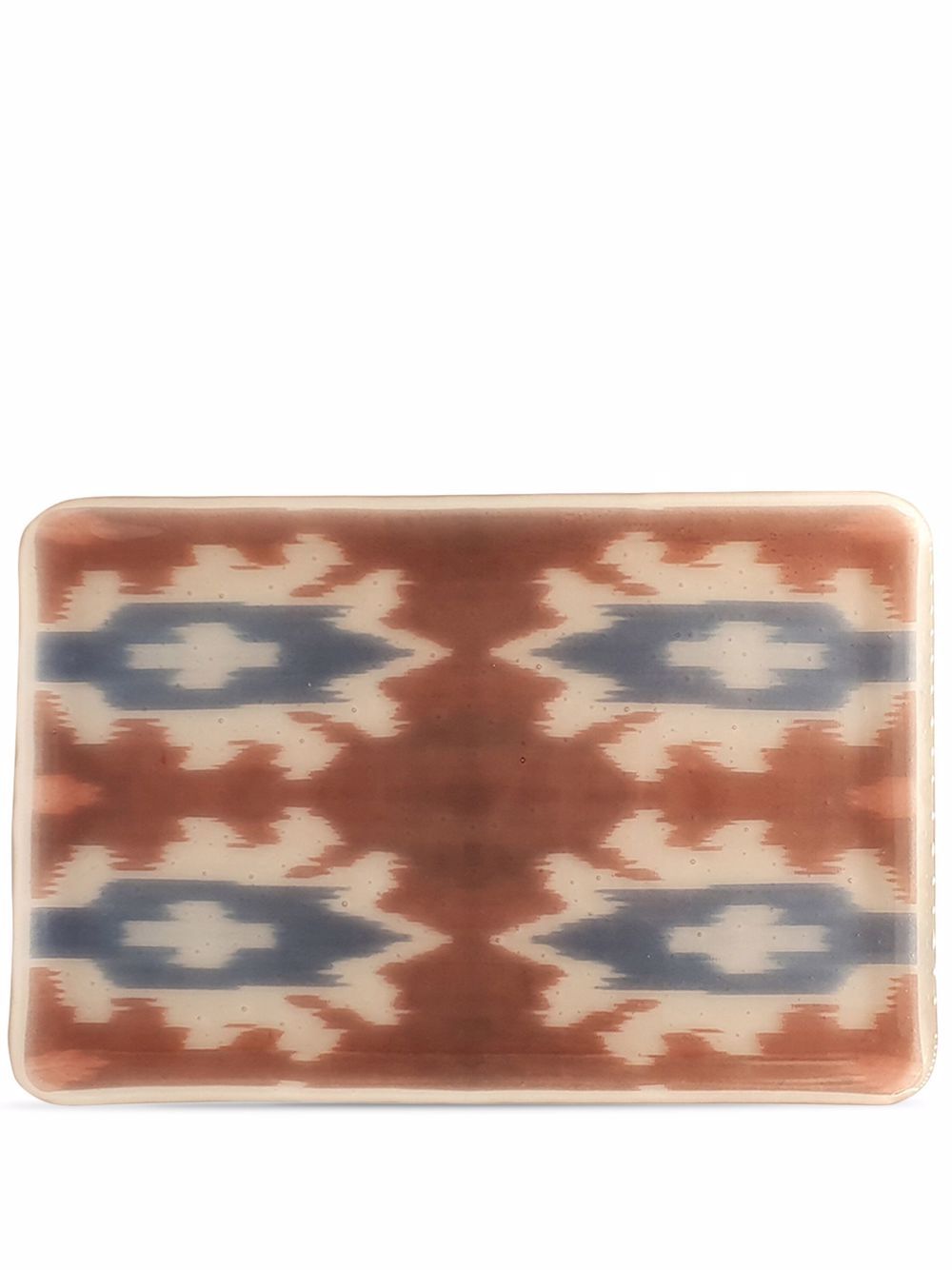 Les-Ottomans Ikat 托盘 - 彩色