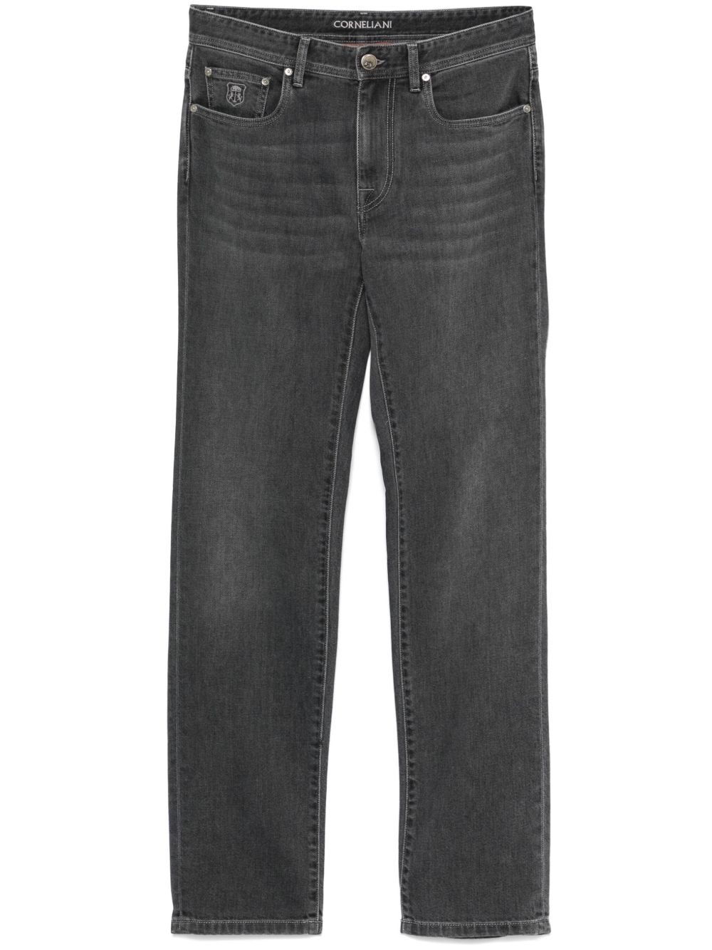 Corneliani 锥形牛仔裤 - 灰色