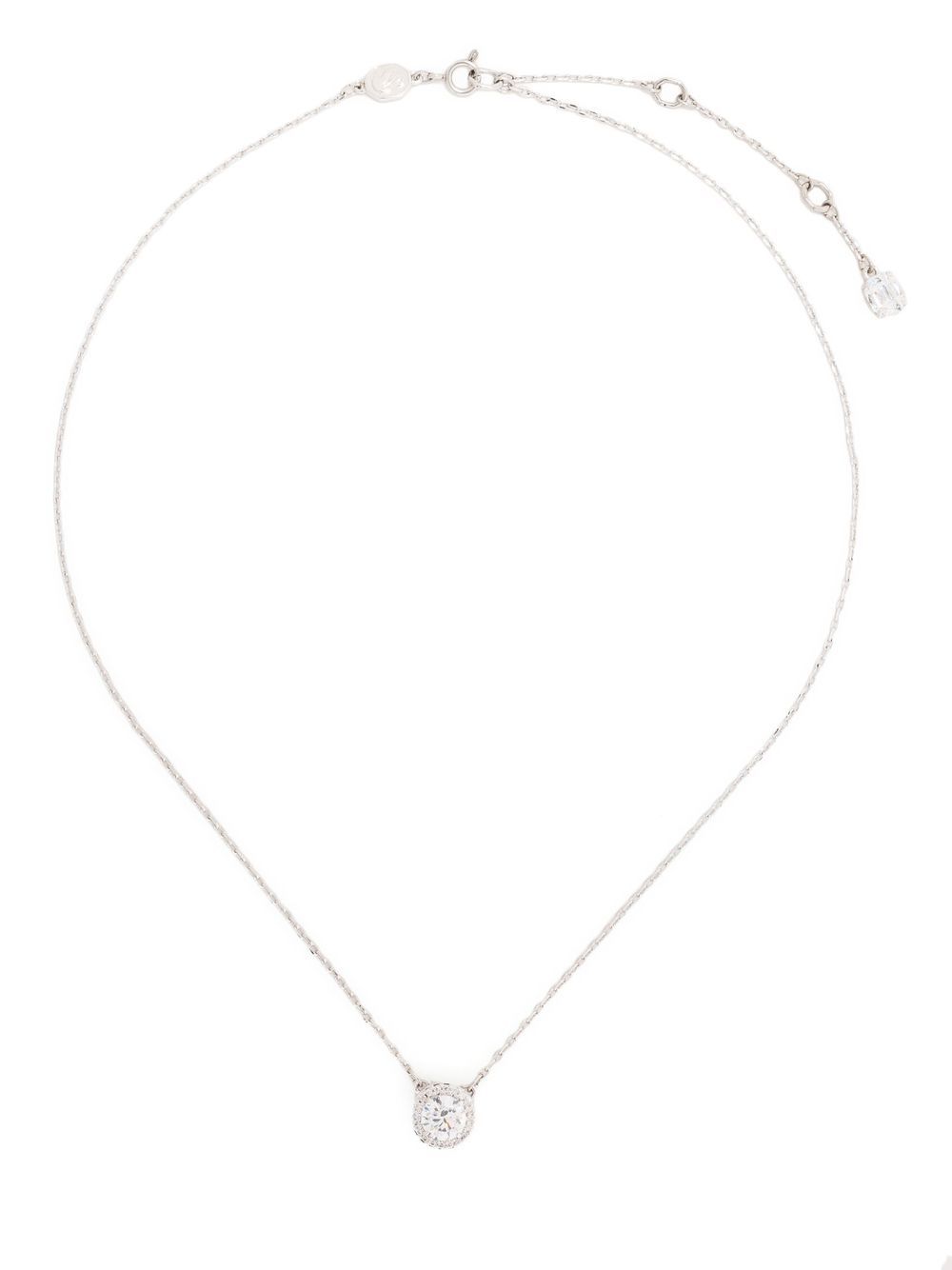 Swarovski Una 吊饰项链 - 银色