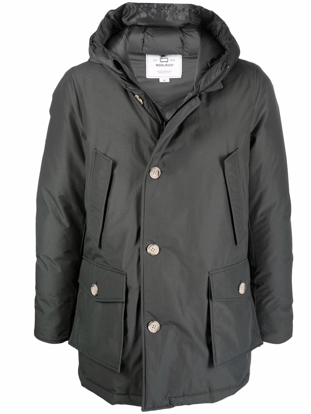 Woolrich Artic 填充羽绒派克大衣 - 灰色