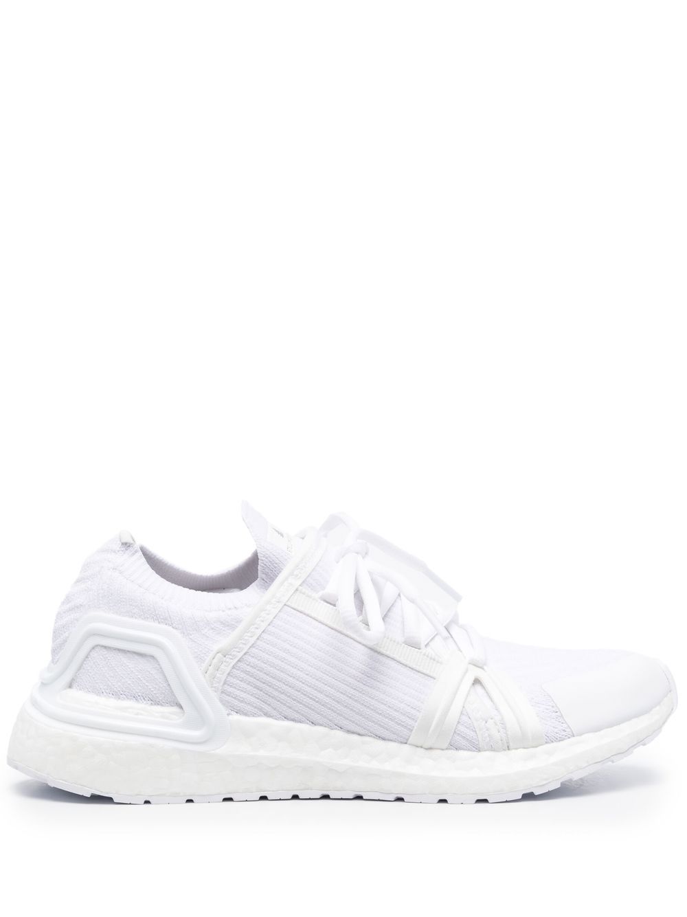 adidas by Stella McCartney 拼接系带运动鞋 - 白色