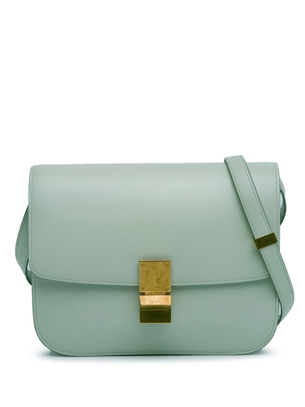 Céline Pre-Owned Classic Box 中号斜挎包（2017年典藏款） - 绿色