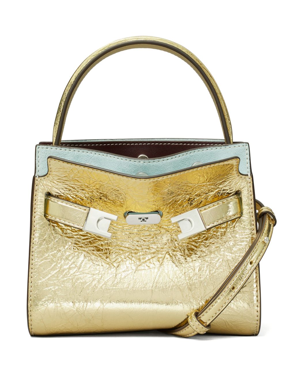 Tory Burch Lee Radziwill 小号手提包 - 金色