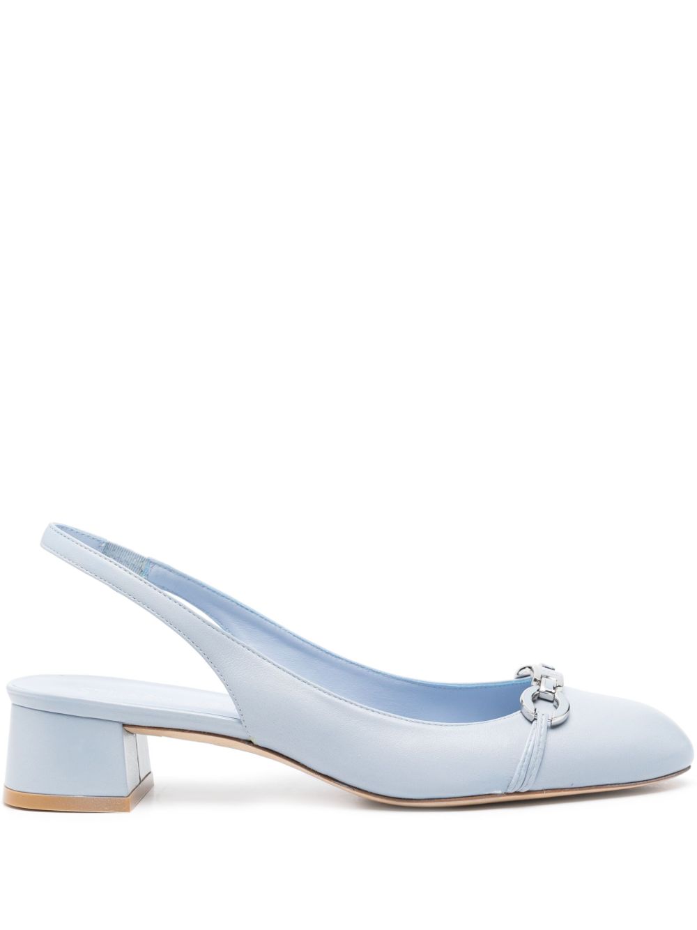 Stuart Weitzman Vivienne SW Signature 低跟鞋 - 蓝色