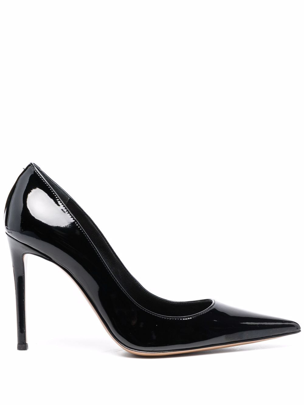 Alexandre Vauthier Alex 漆皮高跟鞋 - 黑色