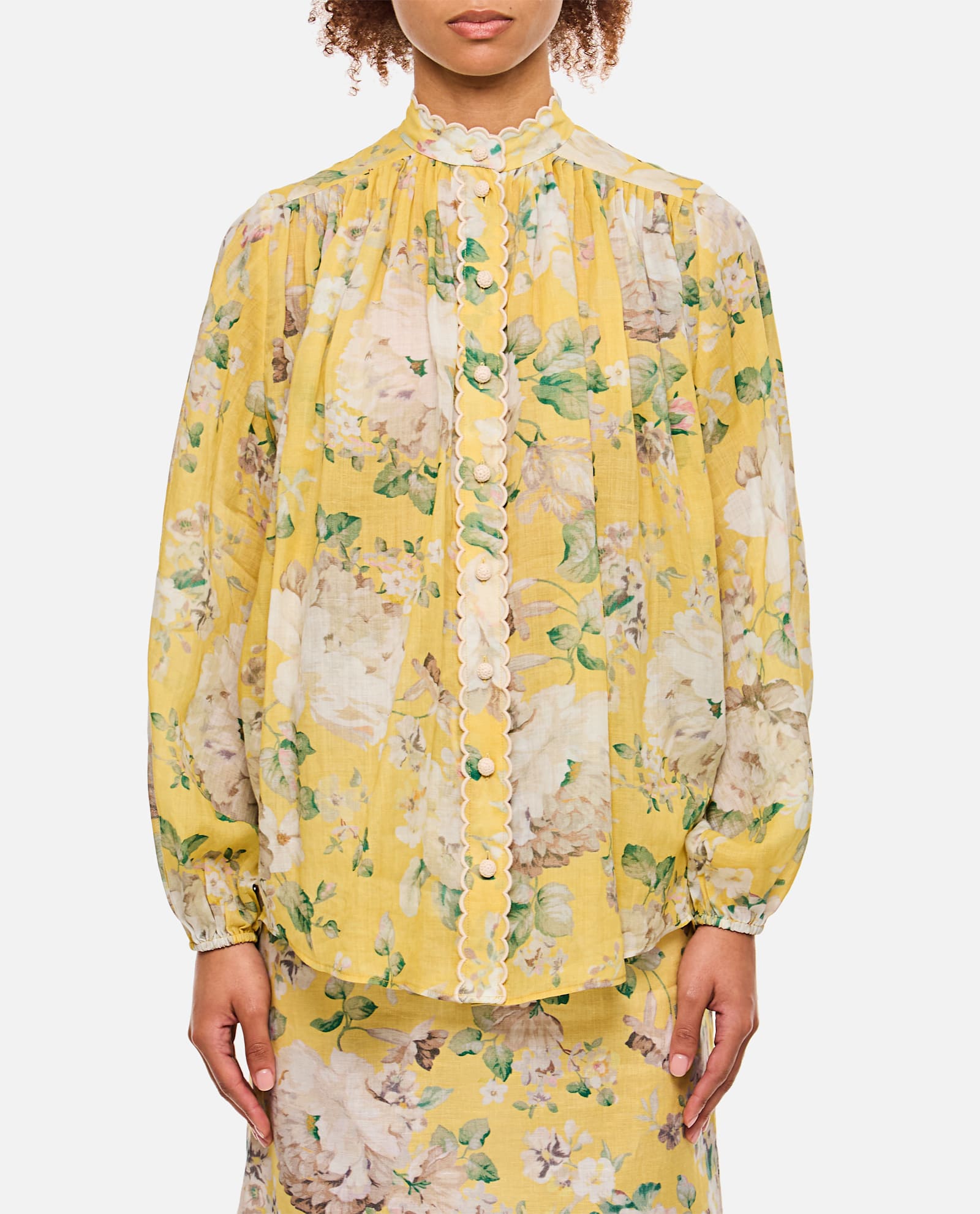 Zimmermann 花卉图案衬衫