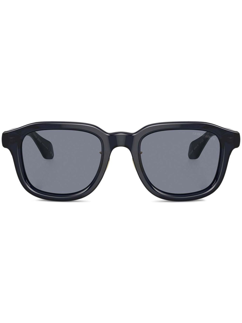 Giorgio Armani 方框太阳眼镜 - 蓝色