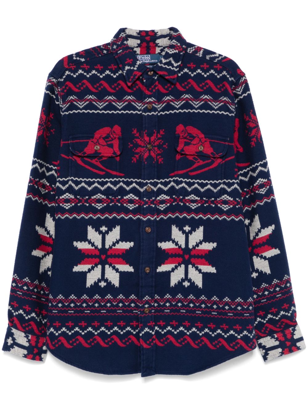 Polo Ralph Lauren 法兰绒衬衫 - 蓝色
