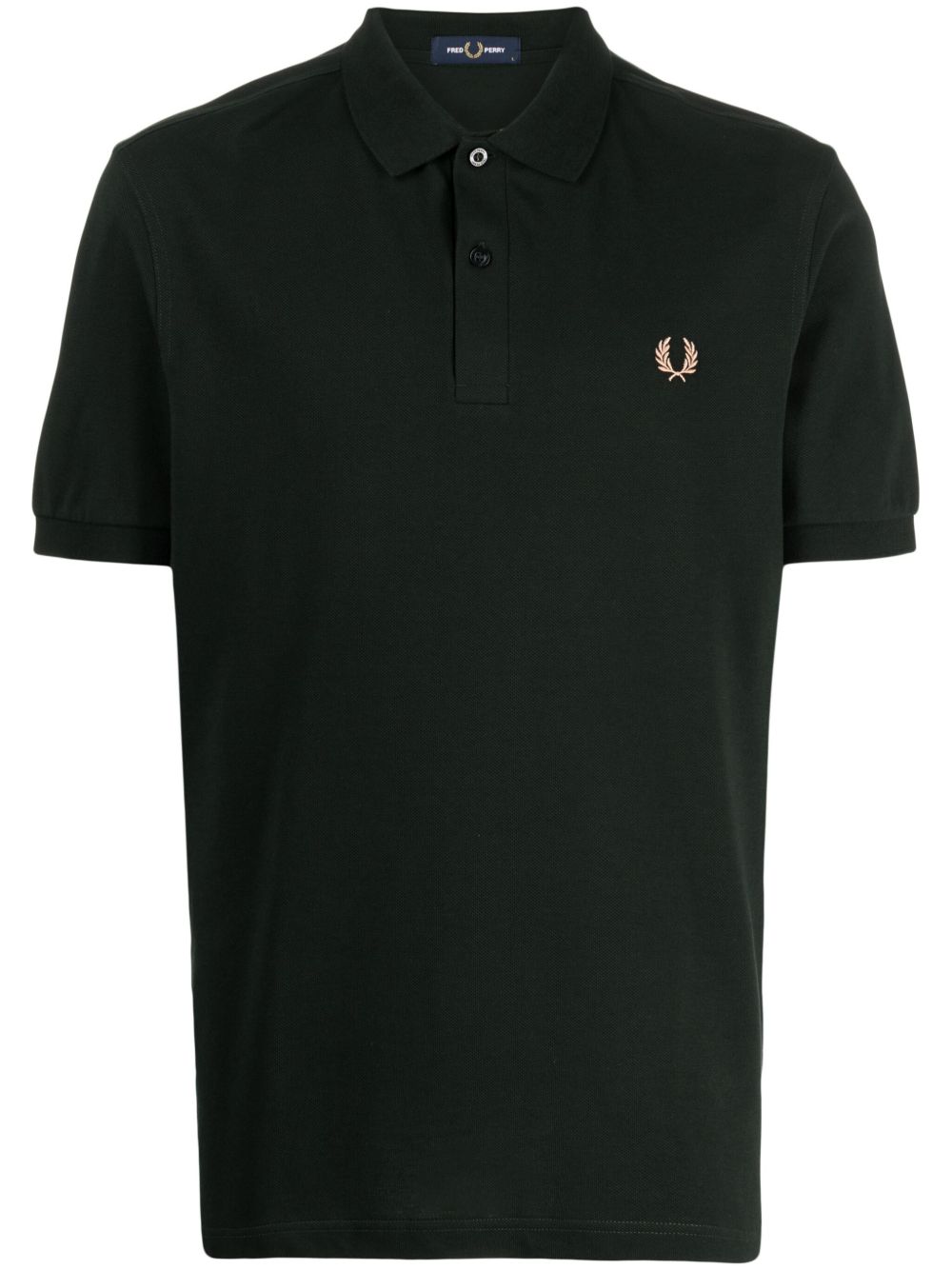 Fred Perry Laurel Wreath 刺绣棉polo衫 - 绿色