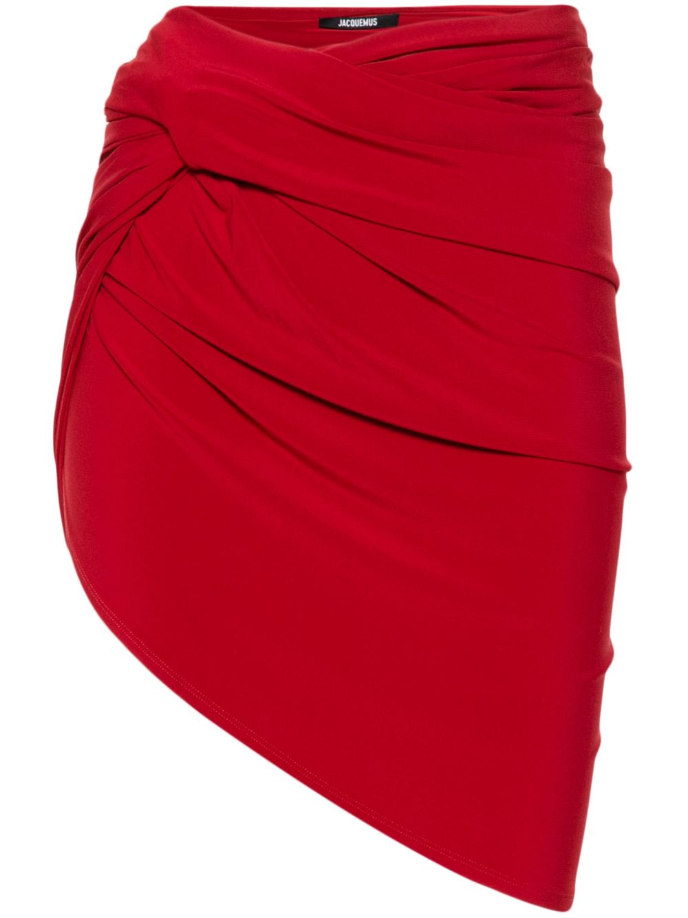 Jacquemus La Mini Jupe Drapeado 半身裙 - 红色