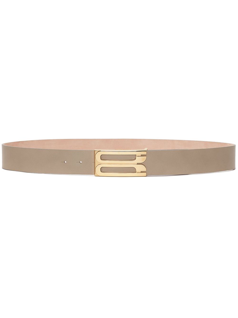 Victoria Beckham Jumbo Frame 腰带 - 中性色