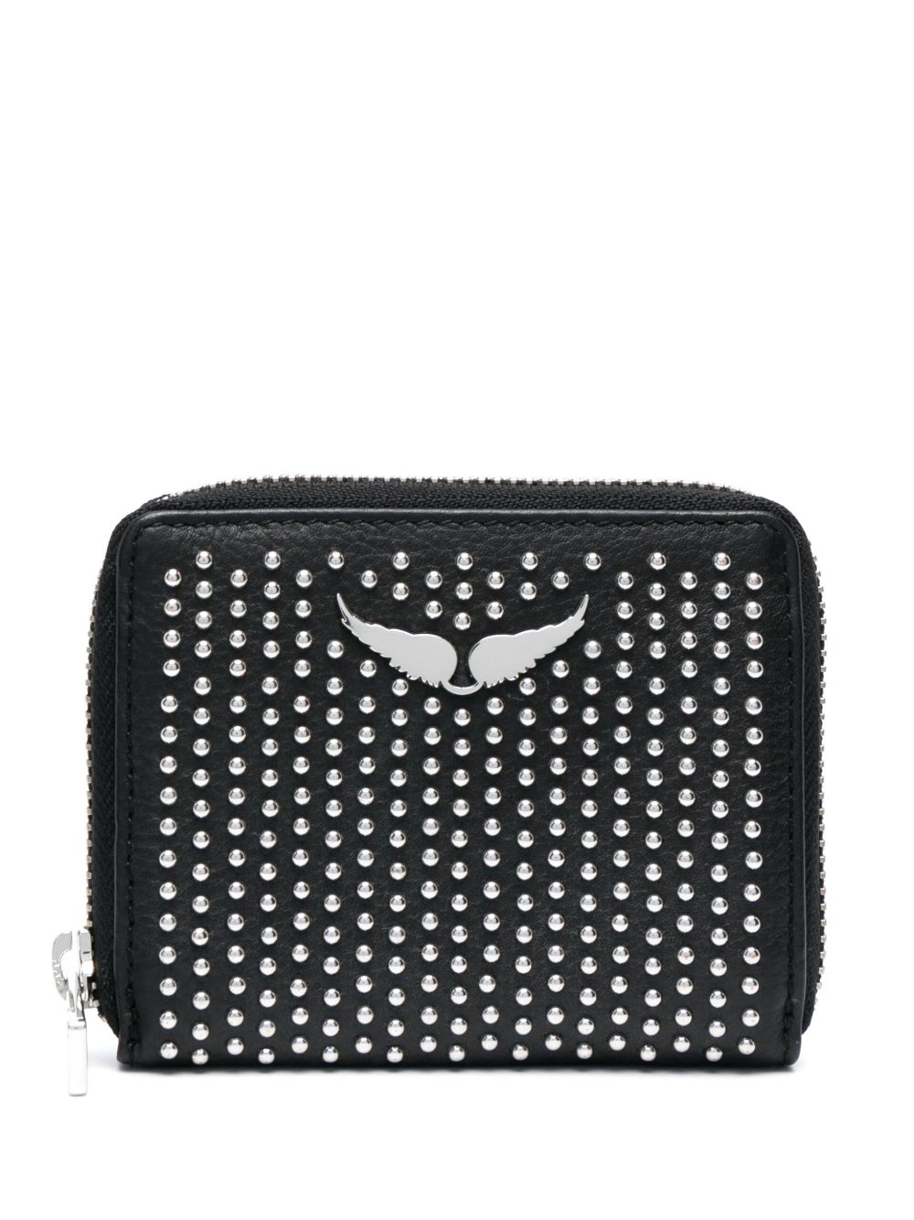 Zadig&Voltaire Zv 铆钉缀饰迷你钱包 - 黑色