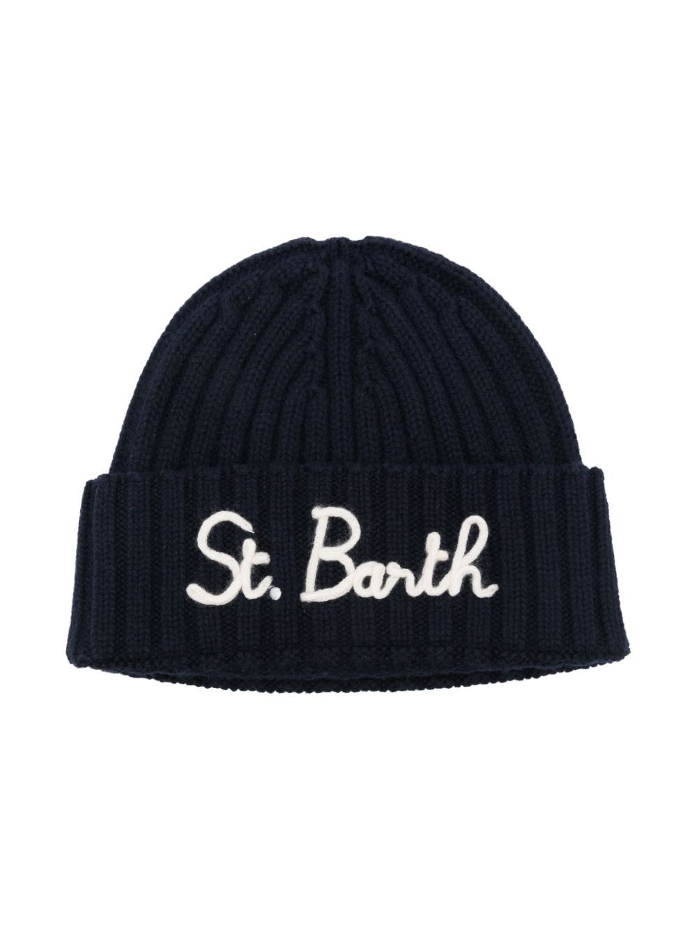 MC2 Saint Barth Kids Wengen 套头帽 - 蓝色