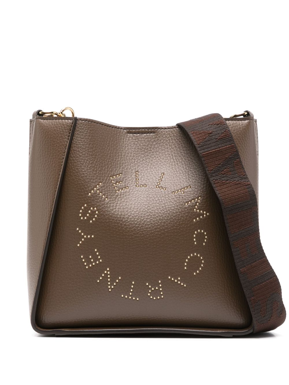 Stella McCartney logo斜挎包 - 褐色