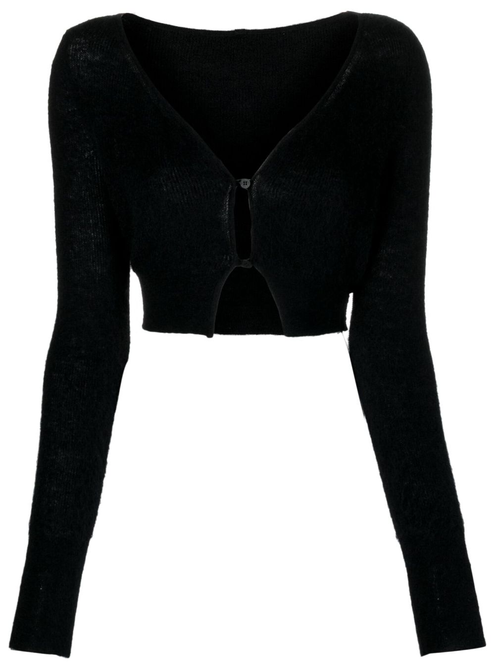 Jacquemus Le Cardigan Alzou 短款夹克 - 黑色