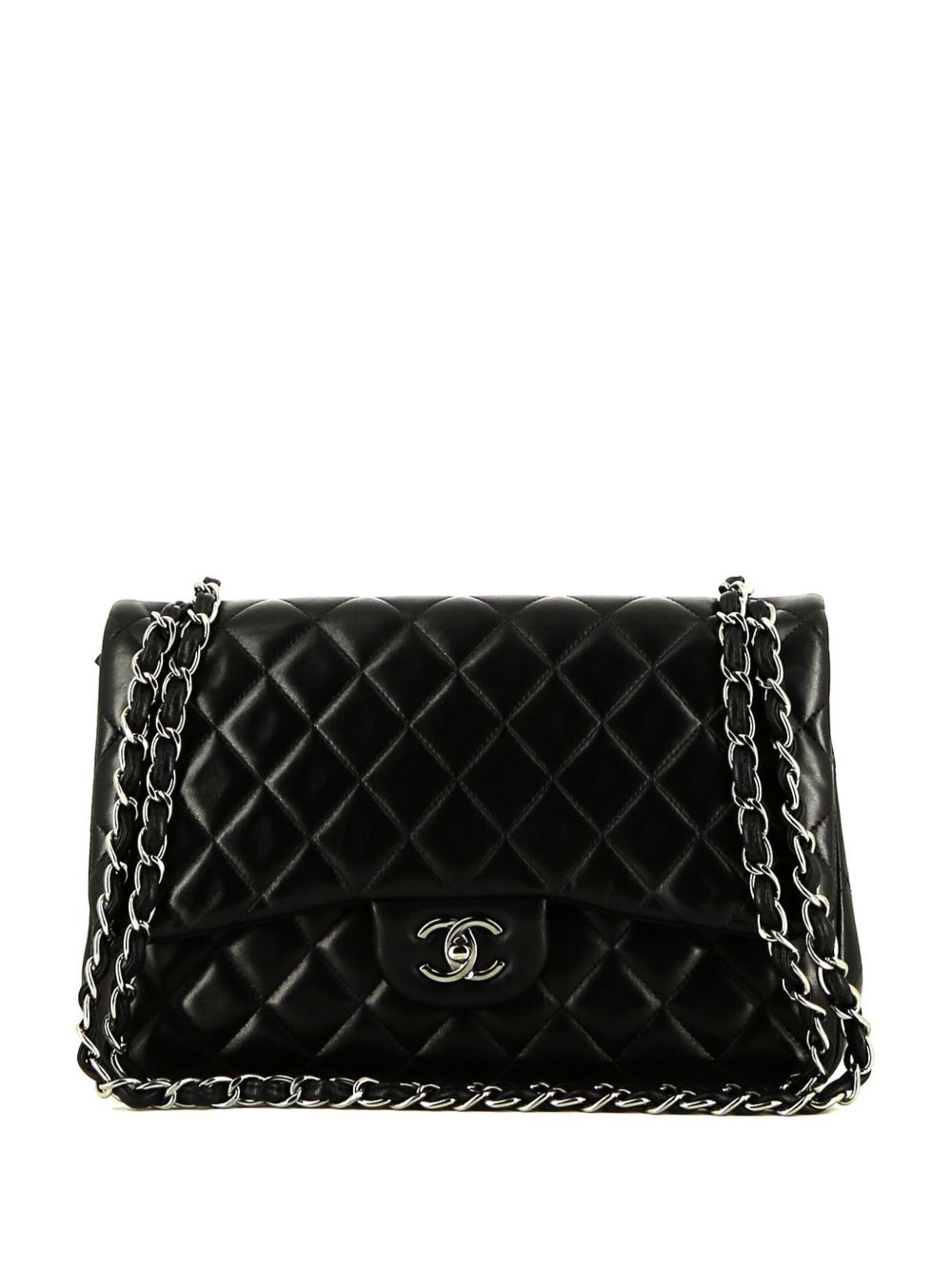 CHANEL Pre-Owned Jumbo Timeless 单肩包（2017年典藏款） - 蓝色