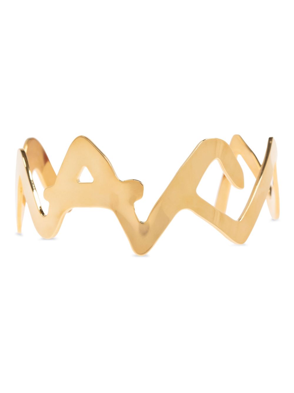 Marni logo项圈式项链 - 金色
