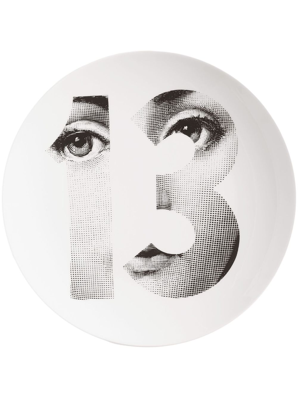 Fornasetti Tema e Variazioni N.108 手绘壁饰盘 - 白色