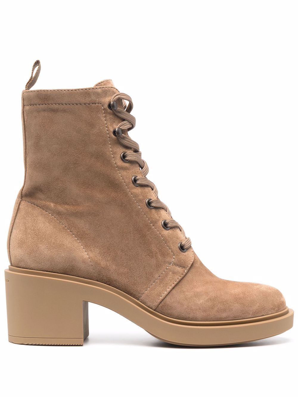 Gianvito Rossi Foster 绒面皮及踝靴 - 中性色