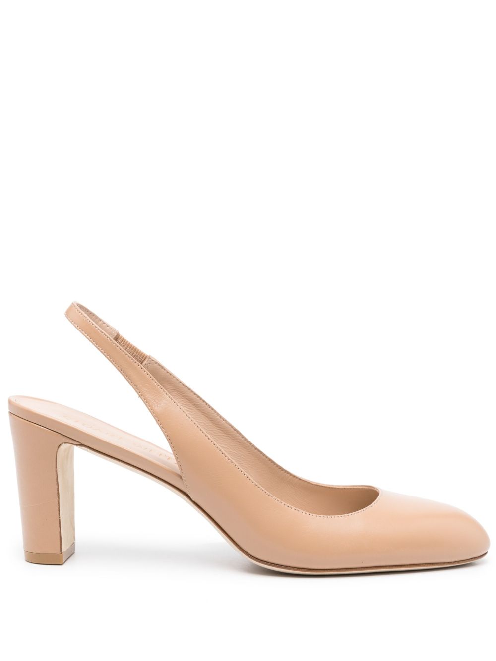 Stuart Weitzman Vida 皮质高跟鞋 - 中性色