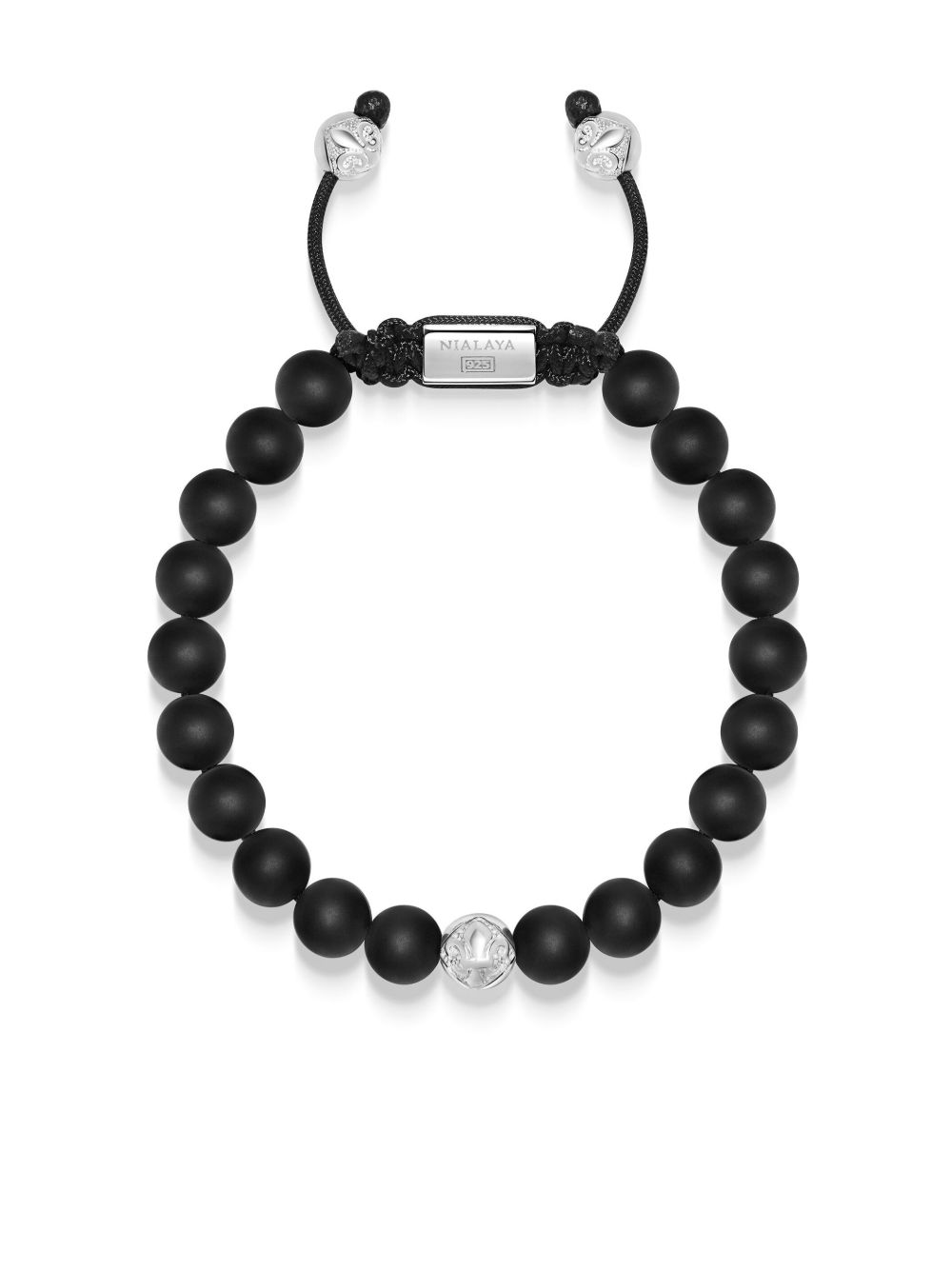 Nialaya Jewelry 串珠手链 - 黑色