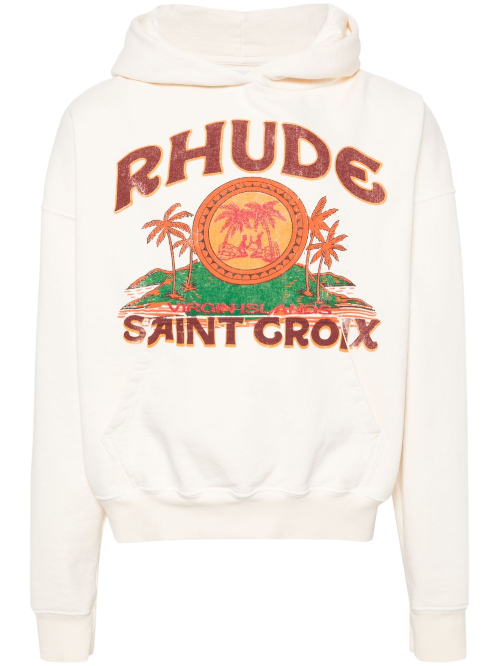 RHUDE St. Croix 棉连帽衫 - 中性色