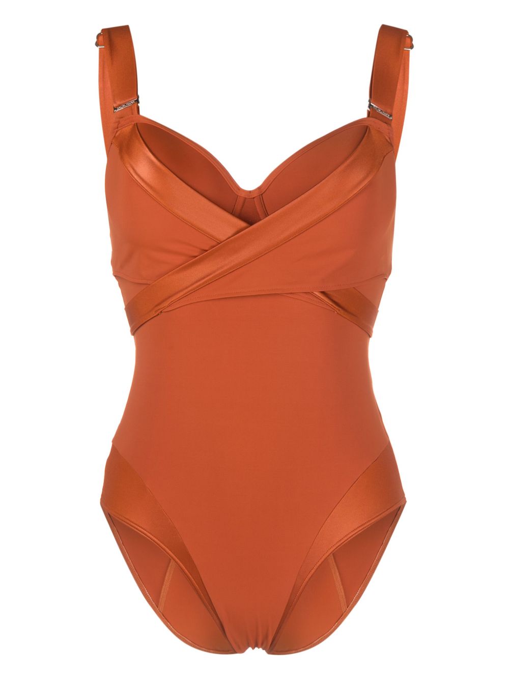 Marlies Dekkers Cache Coeur 填充连体泳衣 - 橘色
