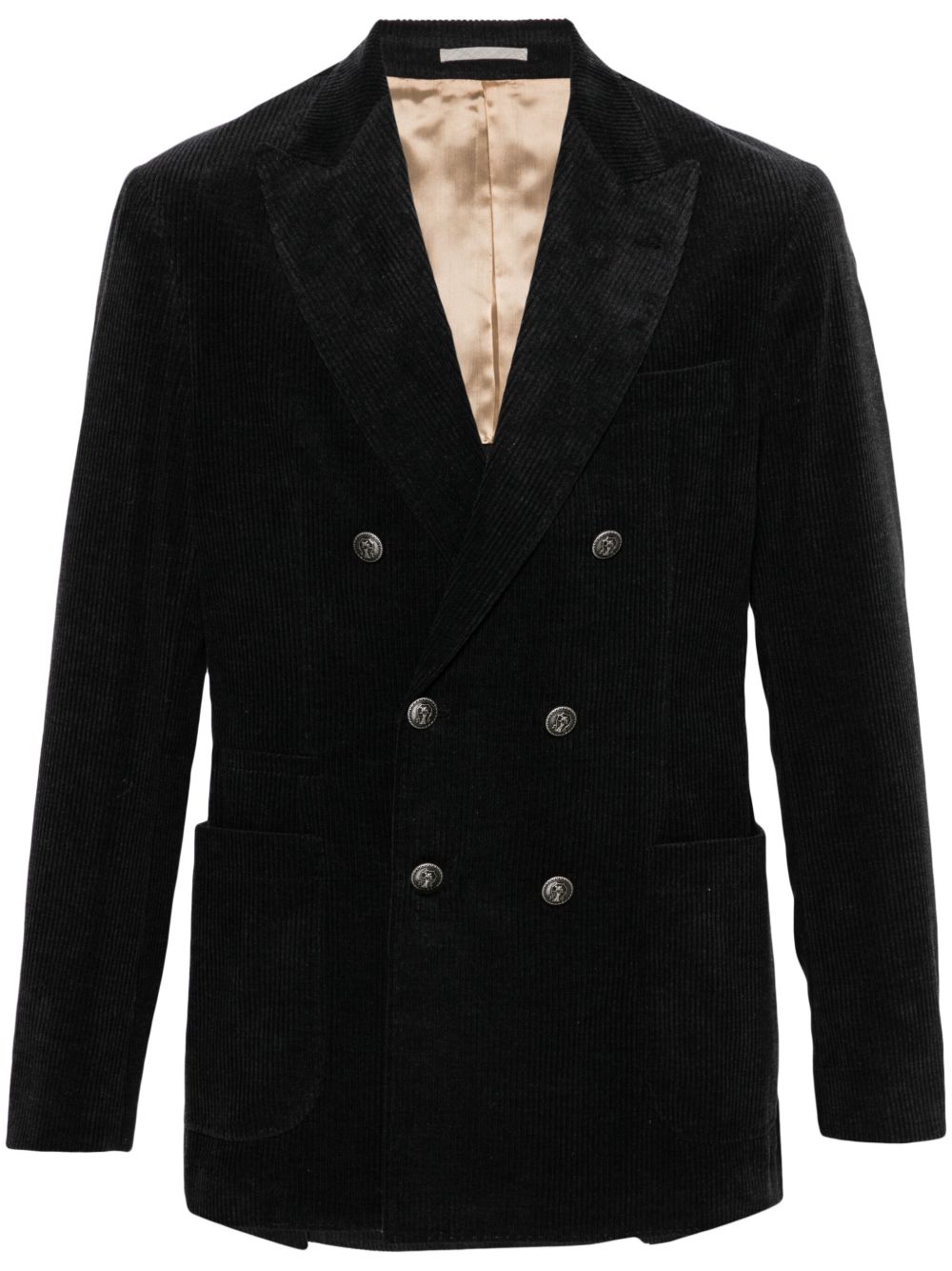 Brunello Cucinelli 灯芯绒西装夹克 - 灰色