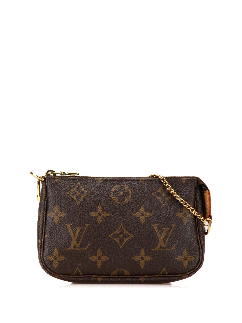 Louis Vuitton Pre-Owned Monogram Mini Pochette Accessoires 手提包（2008年典藏款） - 褐色