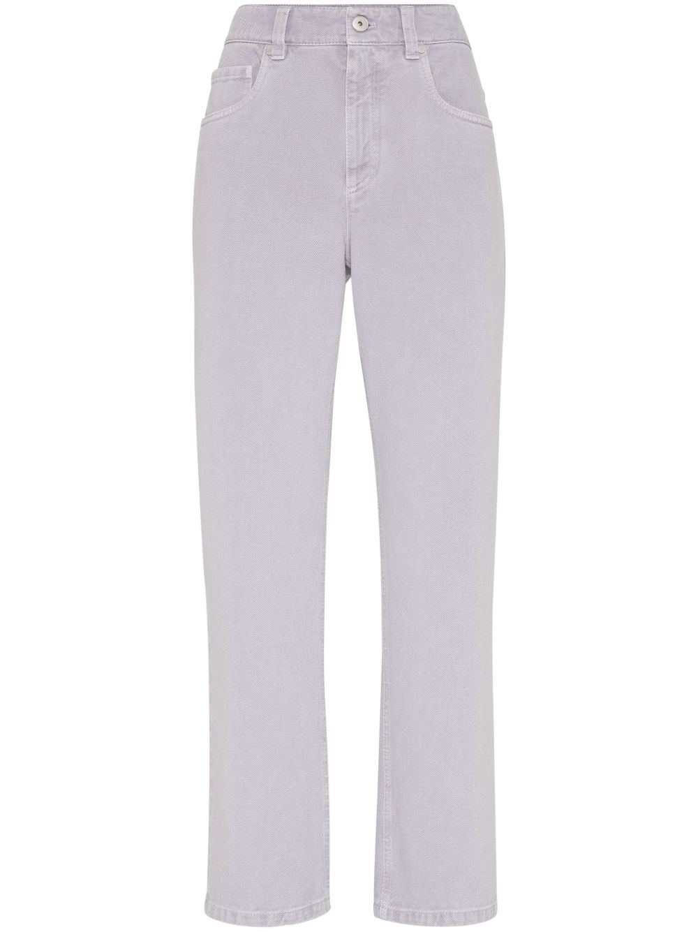 Brunello Cucinelli 牛仔喇叭裤 - 紫色