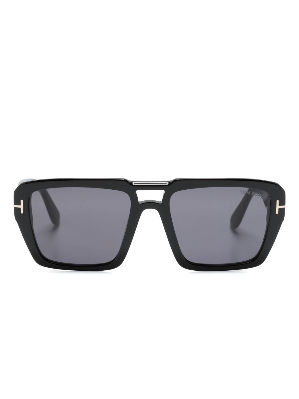 TOM FORD Eyewear Redford 方框太阳眼镜 - 黑色