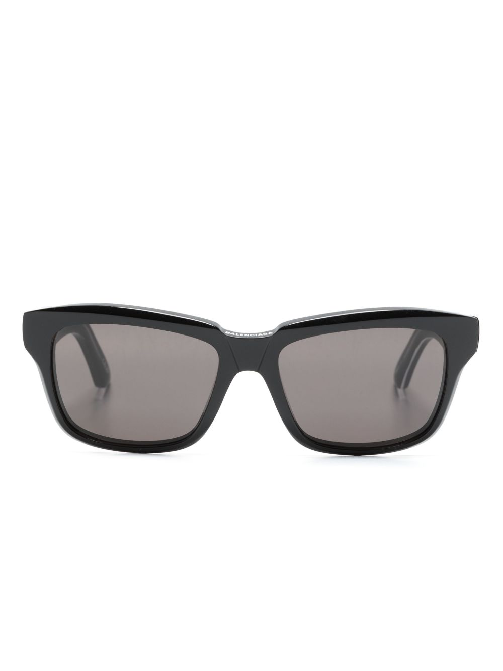Balenciaga Eyewear 方框太阳眼镜 - 黑色