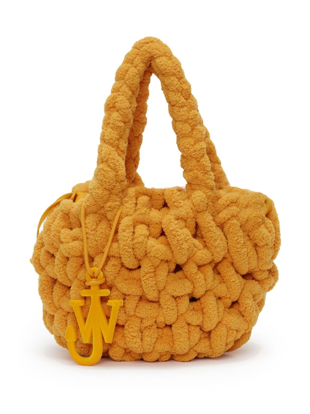JW Anderson Blanket Shopper 小号雪尼尔面料单肩包 - 黄色