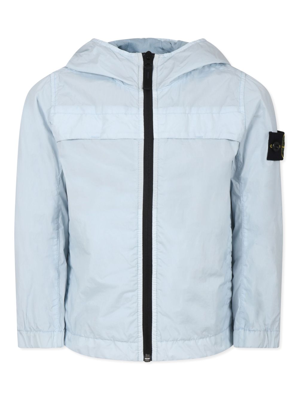 Stone Island Junior 罗盘徽章连帽夹克 - 蓝色