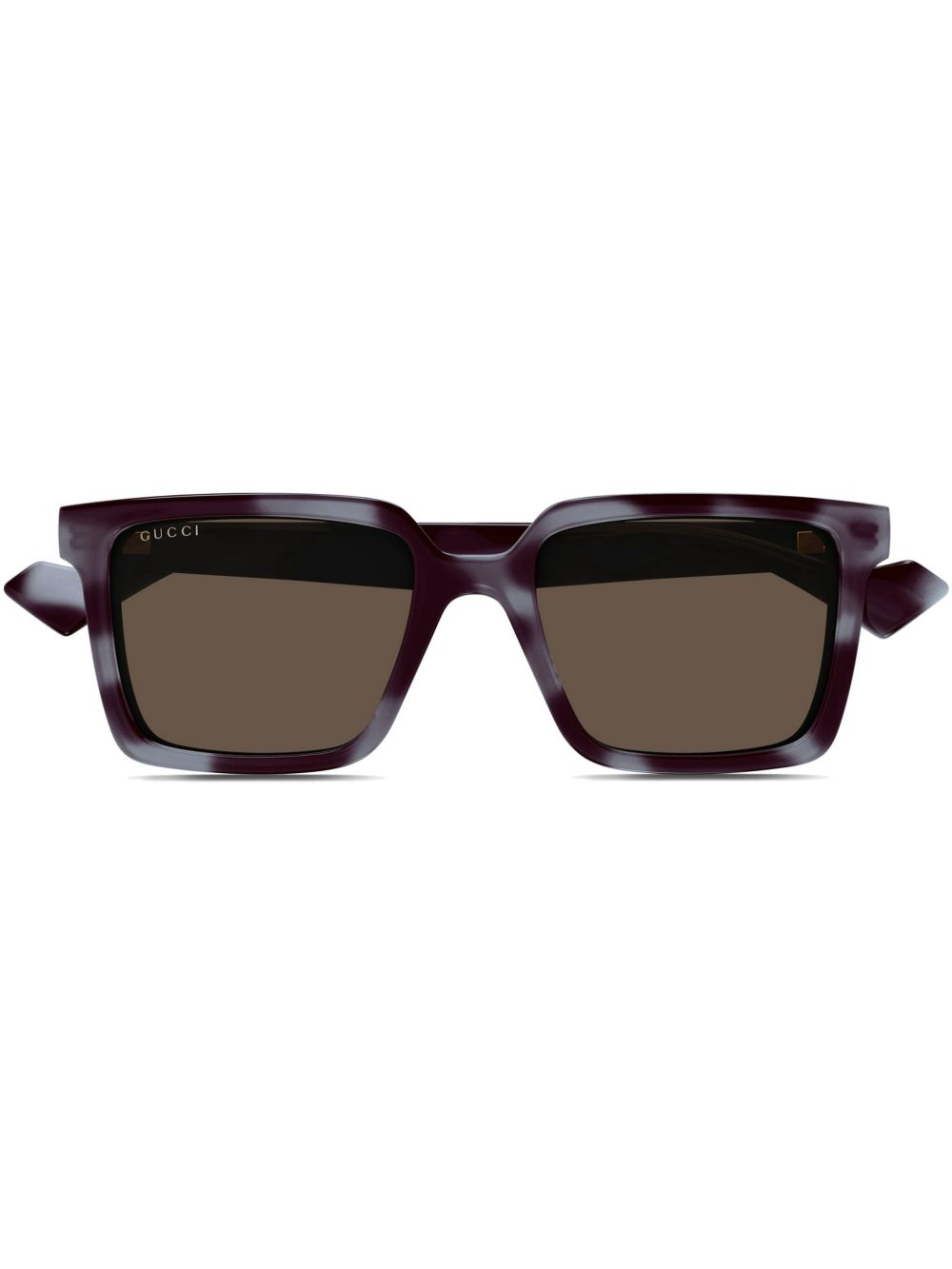Gucci Eyewear 方框太阳眼镜 - 灰色