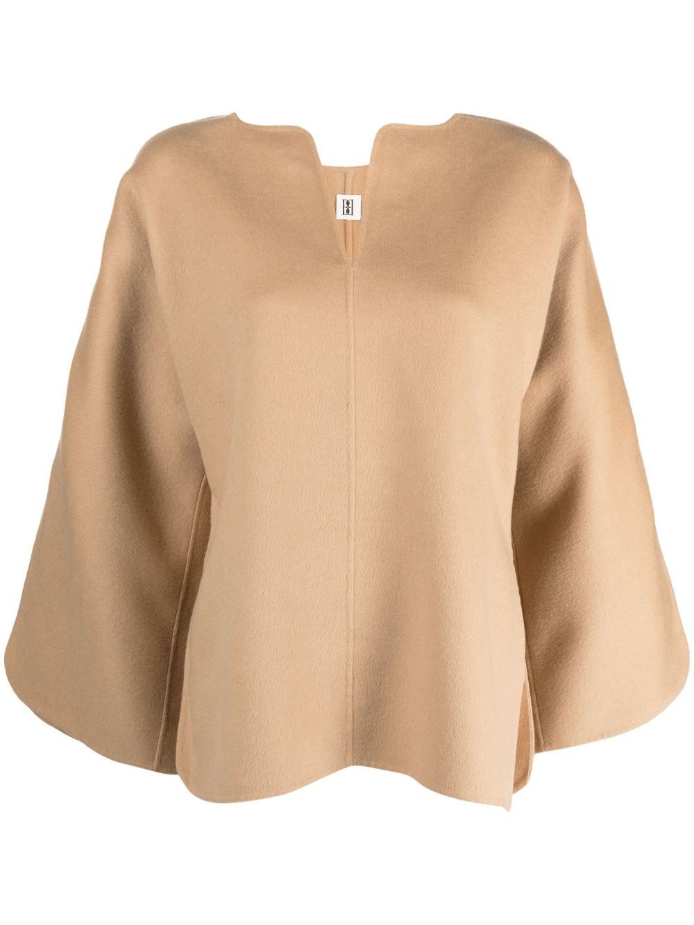 By Malene Birger 宽袖羊毛罩衫 - 褐色