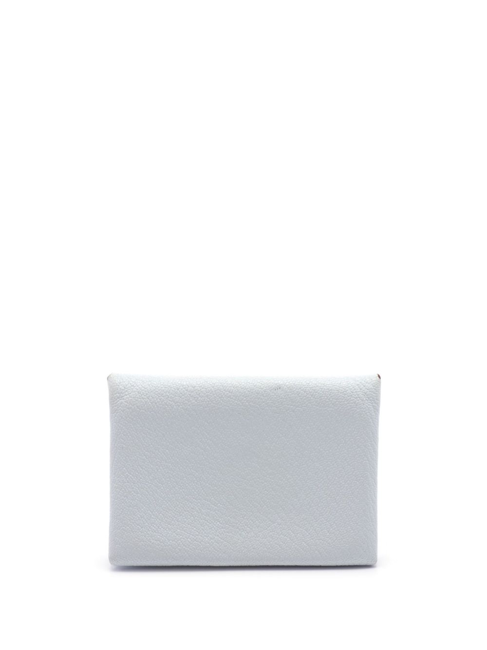 Hermès Pre-Owned Calviduo Verso 零钱包（2022年典藏款） - 蓝色