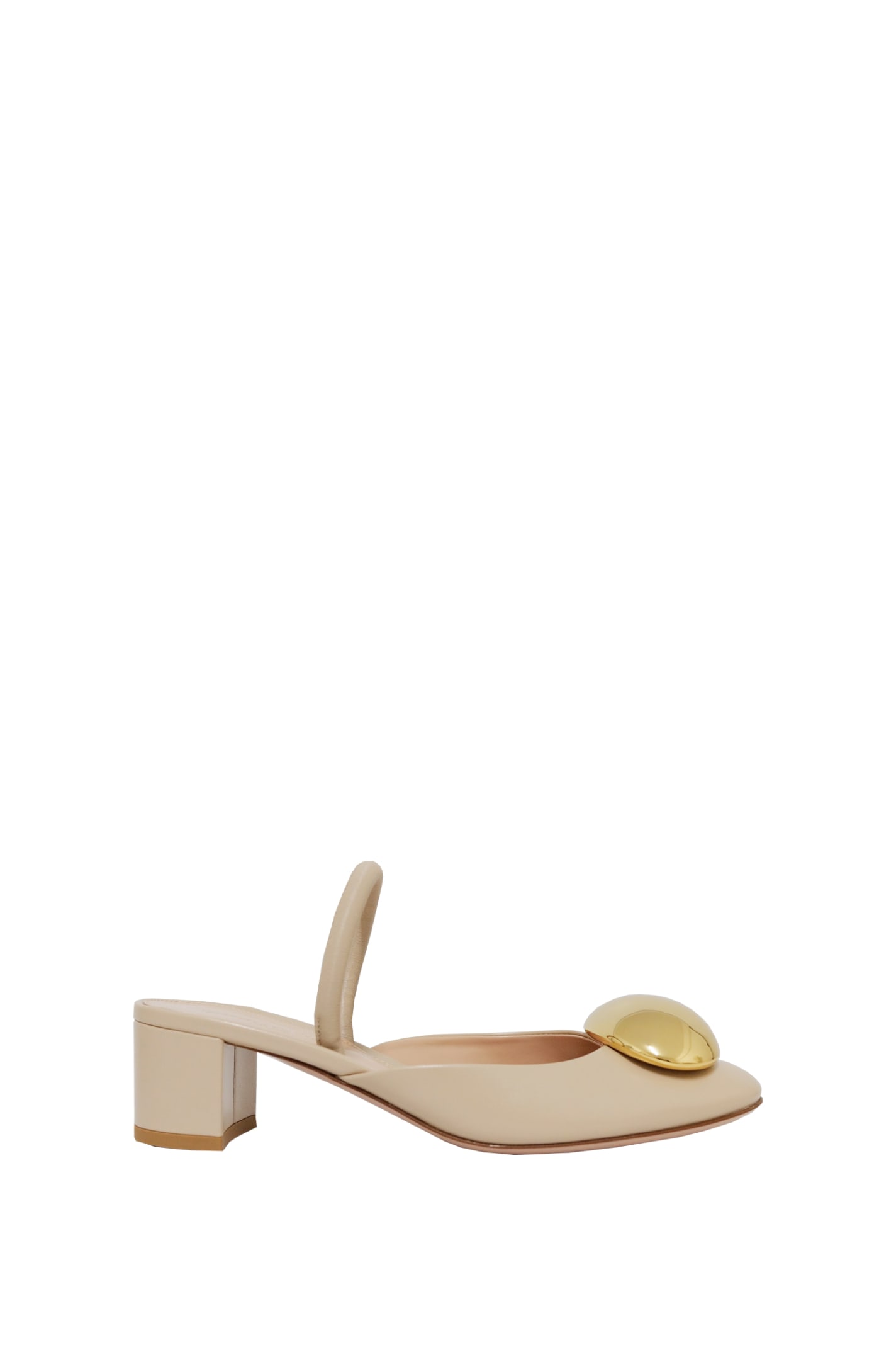 Gianvito Rossi 皮革露跟高跟鞋