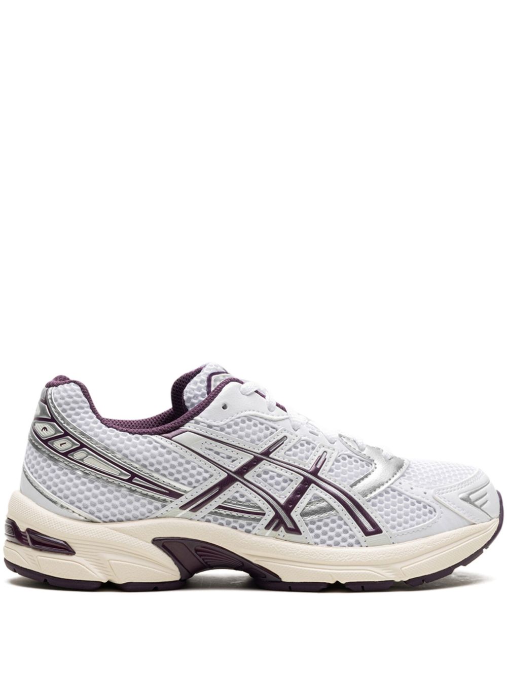 ASICS GEL-1130 White/Deep Plum 运动鞋 - 白色