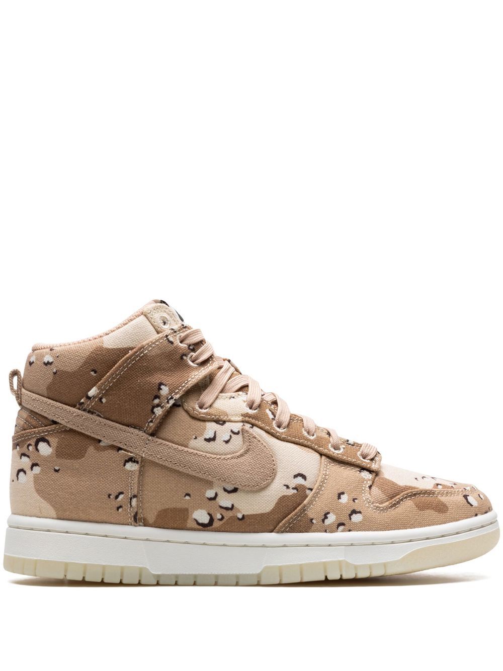 Nike Dunk High 迷彩印花运动鞋 - 中性色