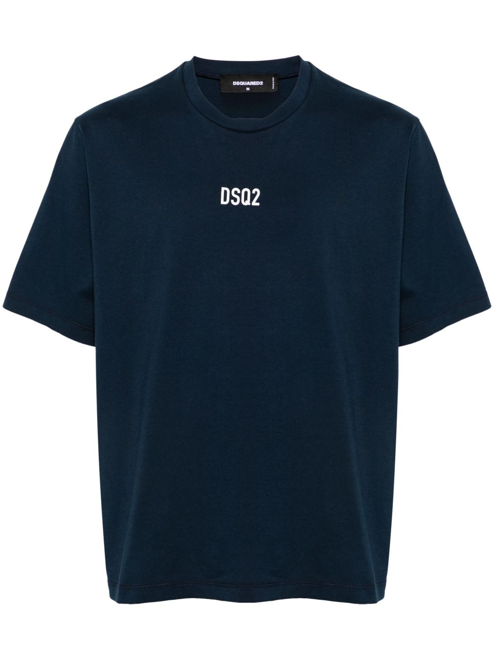DSQUARED2 logo印花T恤 - 蓝色