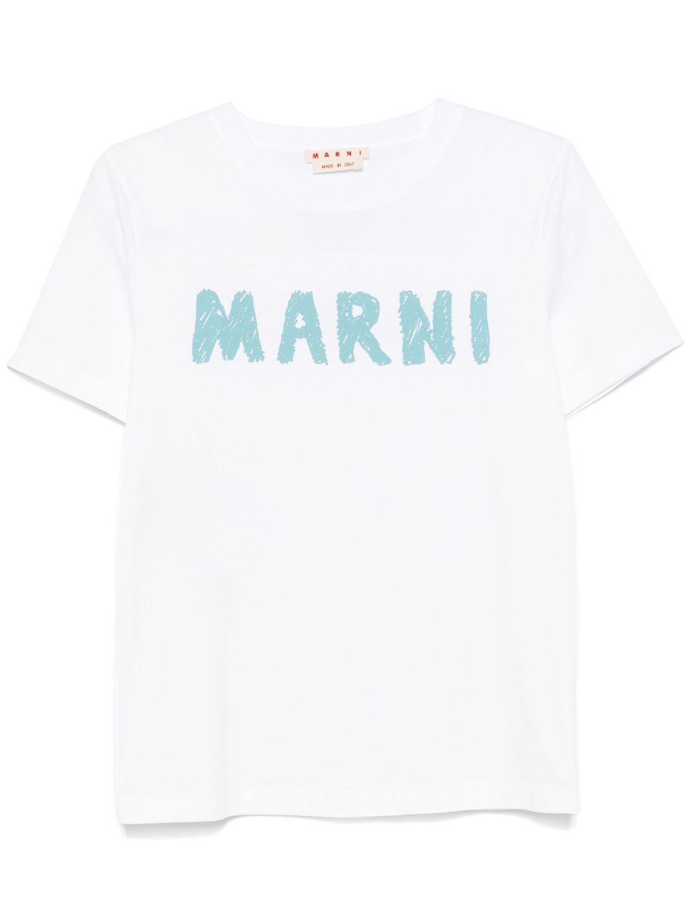 Marni logo印花T恤 - 白色