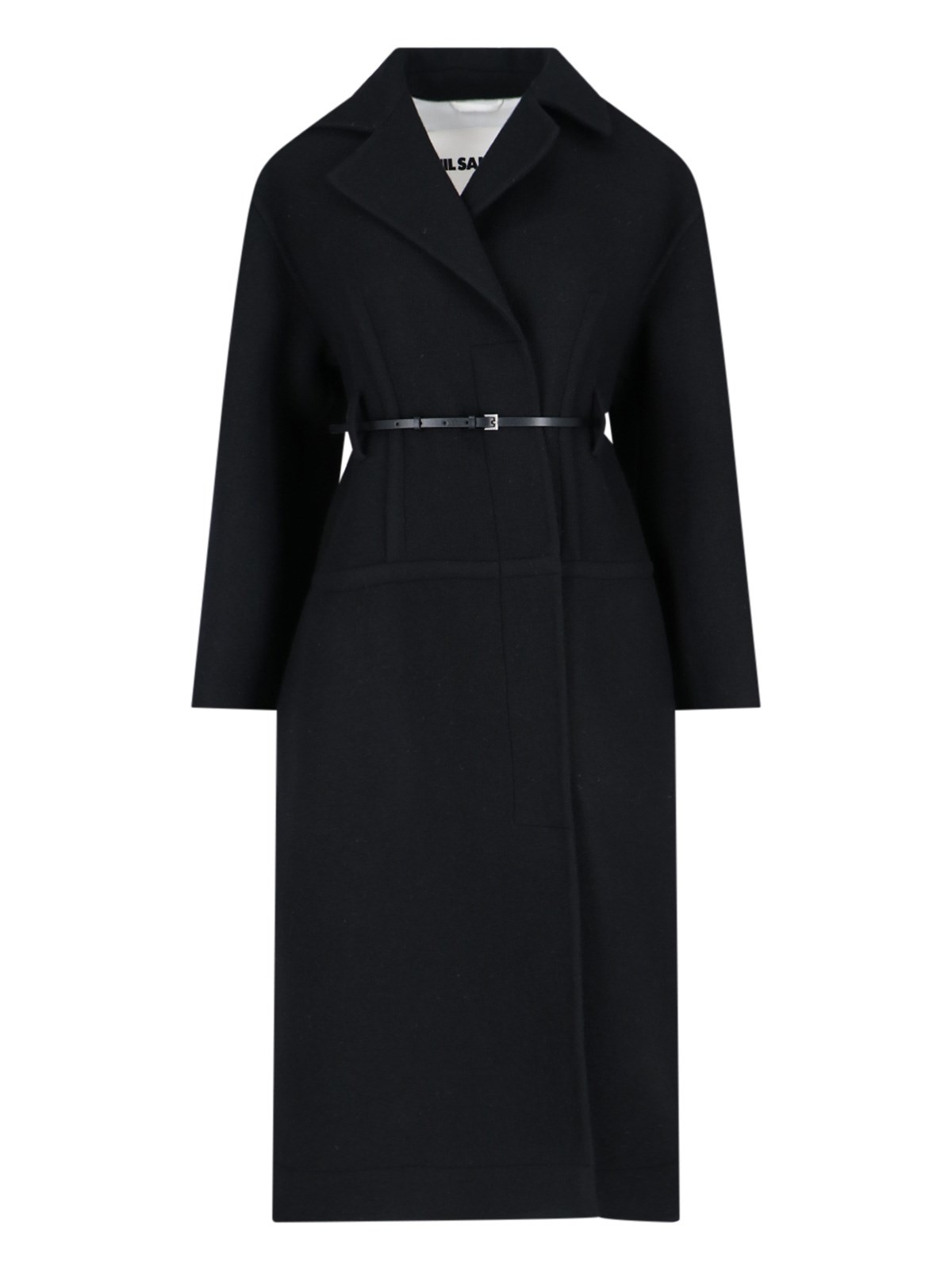 Jil Sander Virgin Wool Midi Coat